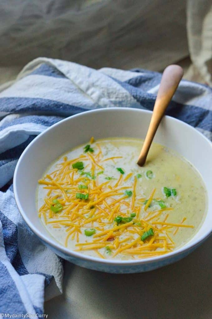 Instant pot cauliflower soup