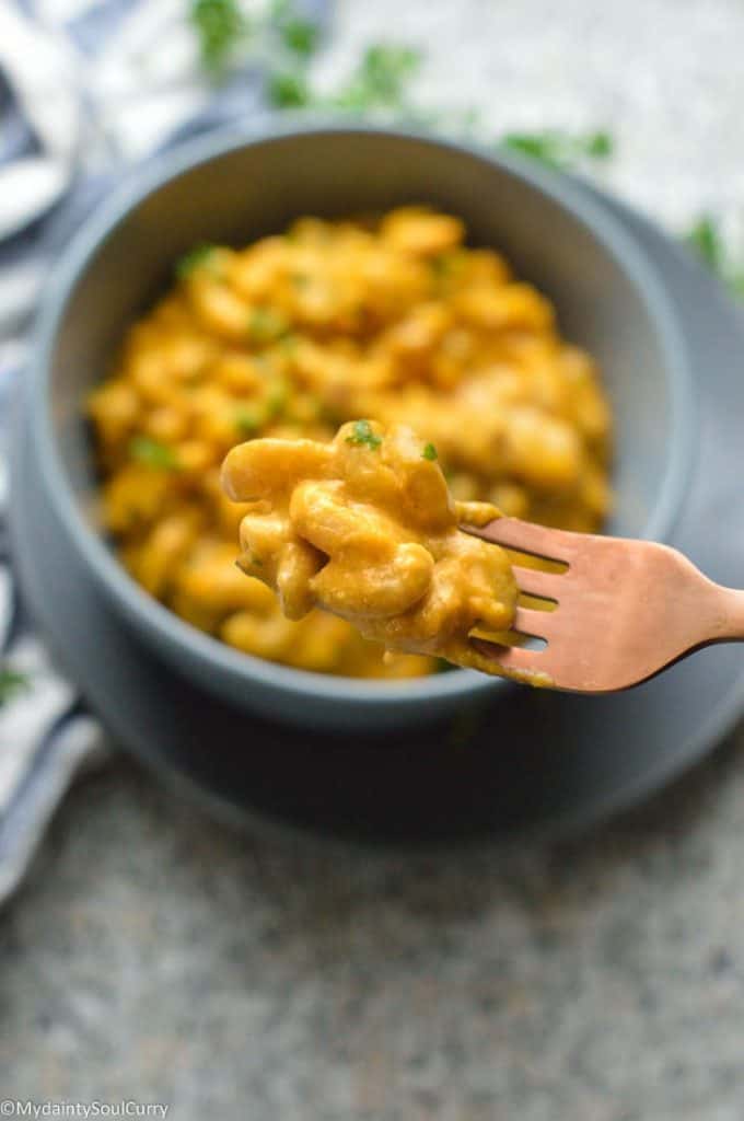 butternut squash vegan mac and cheese