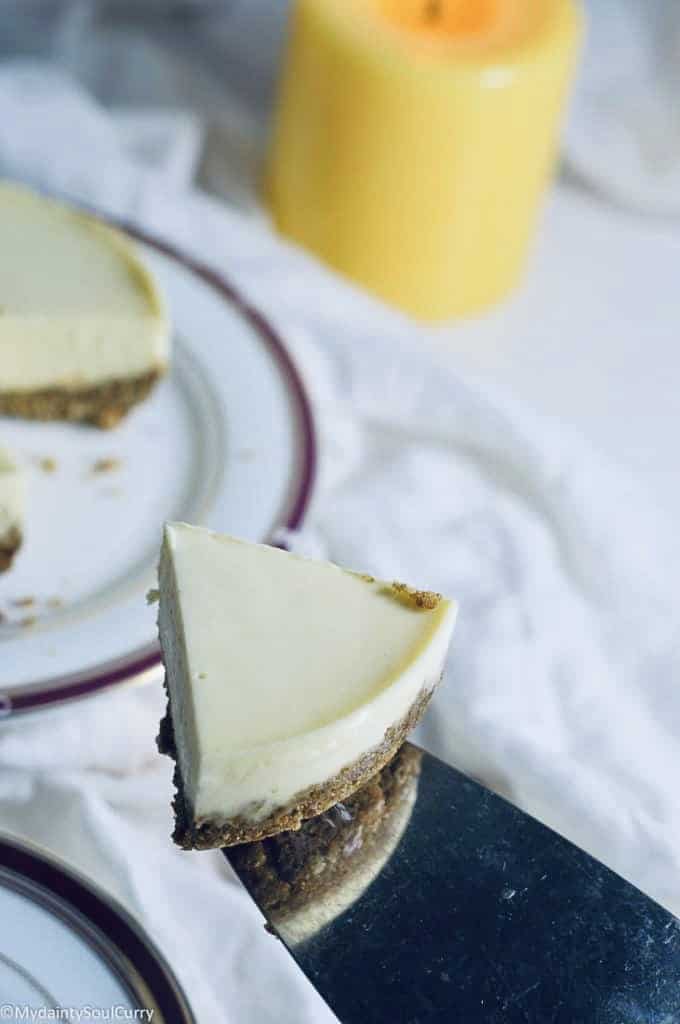 Easy vanilla cheesecake