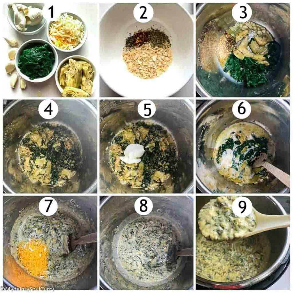 How to make spinach artichoke dip