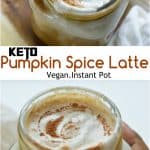 Vegan Keto pumpkin spice latte