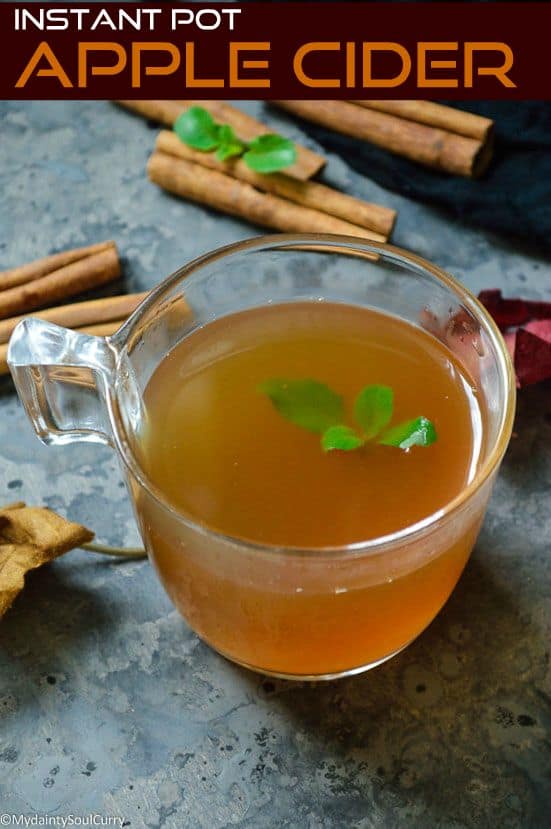 Easy Instant pot apple cider