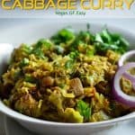 How to make instant pot cabbage curry