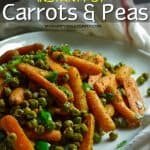 Instant Pot Carrots and peas