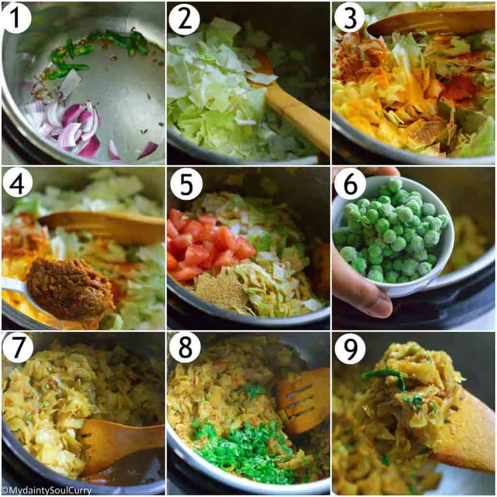 How to make cabbage curry