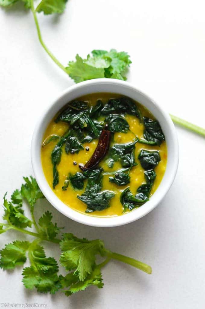 Spinach dal