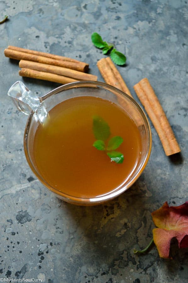 Apple cider in the instant pot