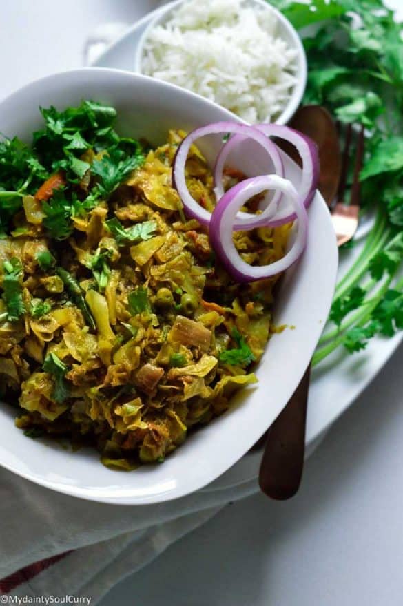 Cabbage Curry My Dainty Soul Curry