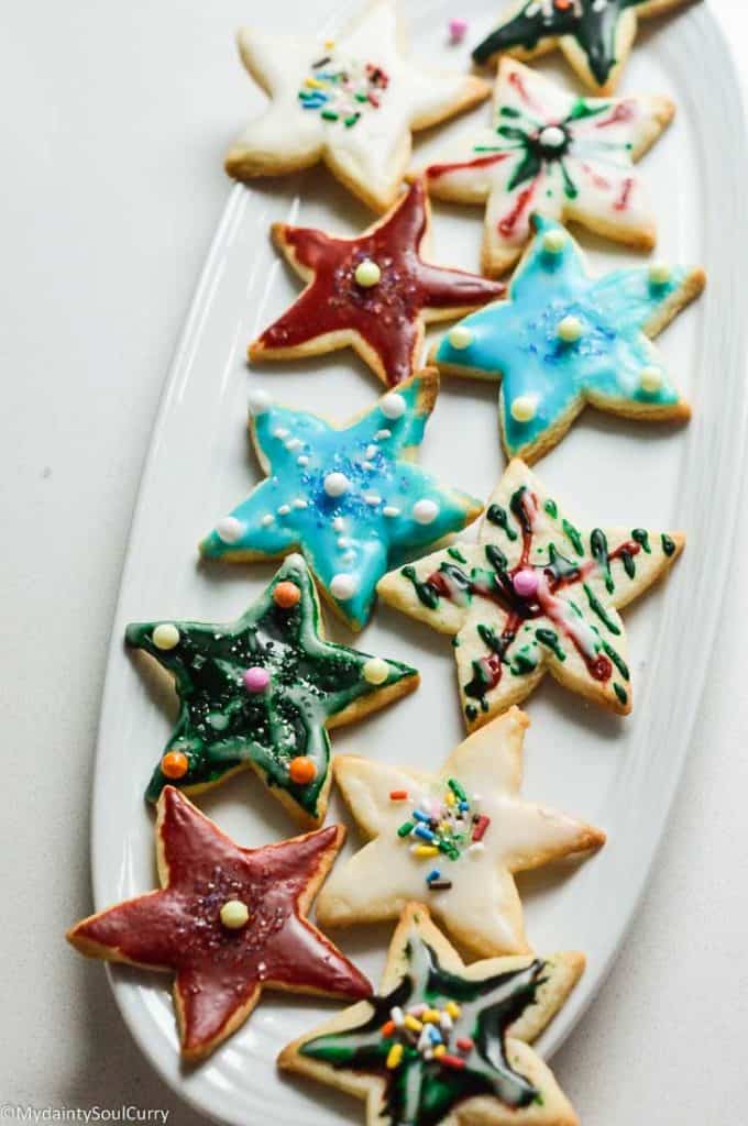 Vegan Keto Christmas Cookies
