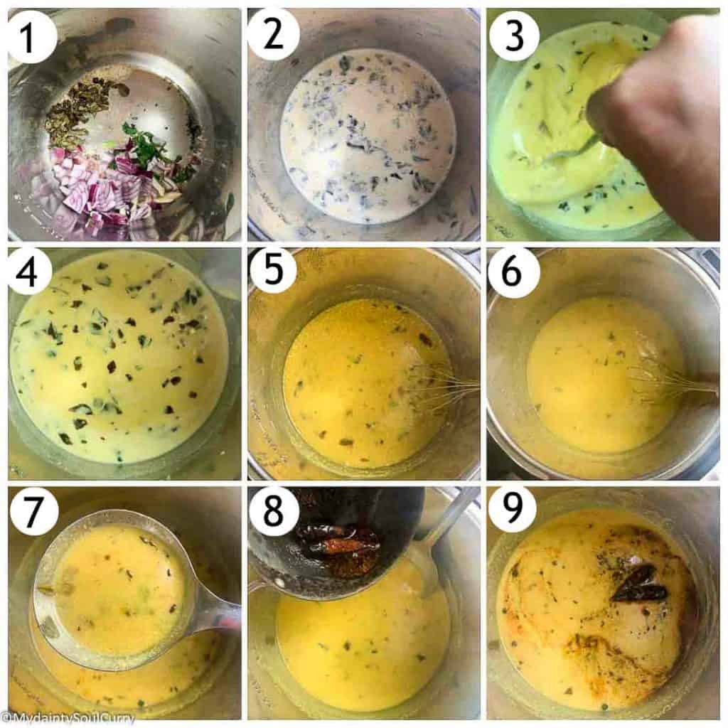 How to make Instant pot kadhi