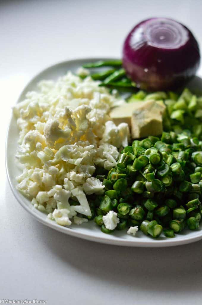 cauliflower samosa ingredients