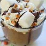 Easy hot chocolate drink made in the instant pot