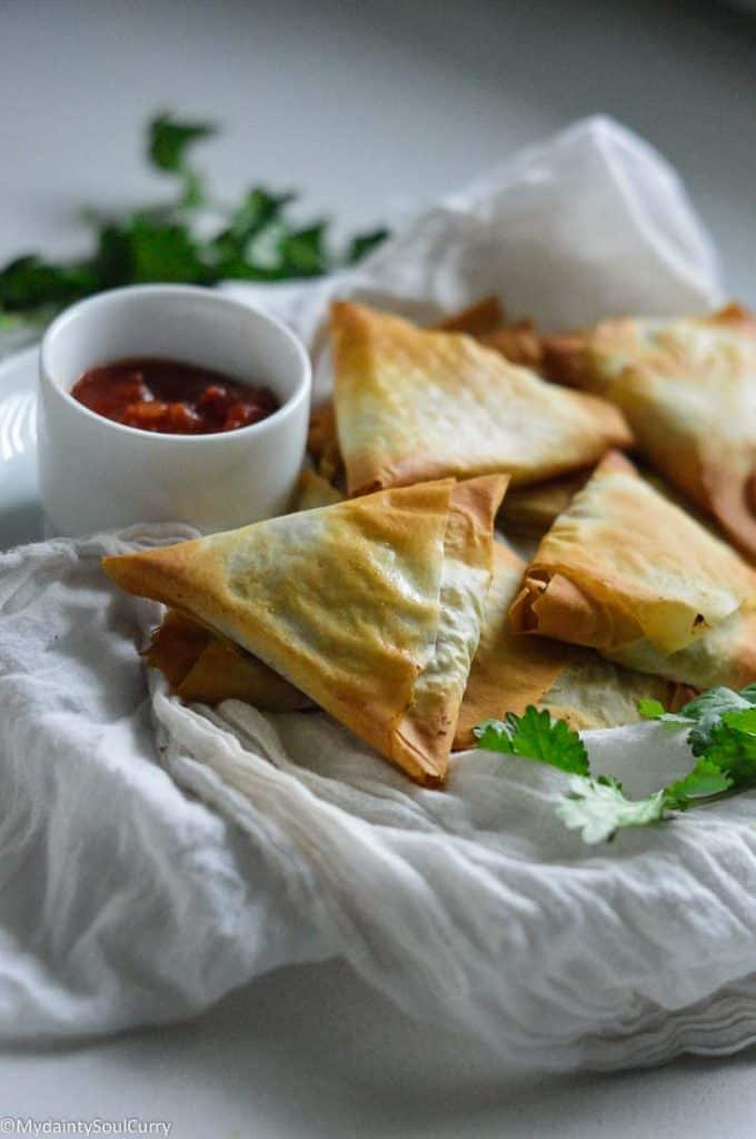 Easy keto baked samosa