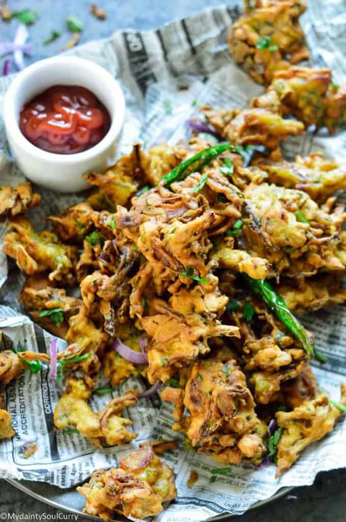 Air fryer vegetable pakora