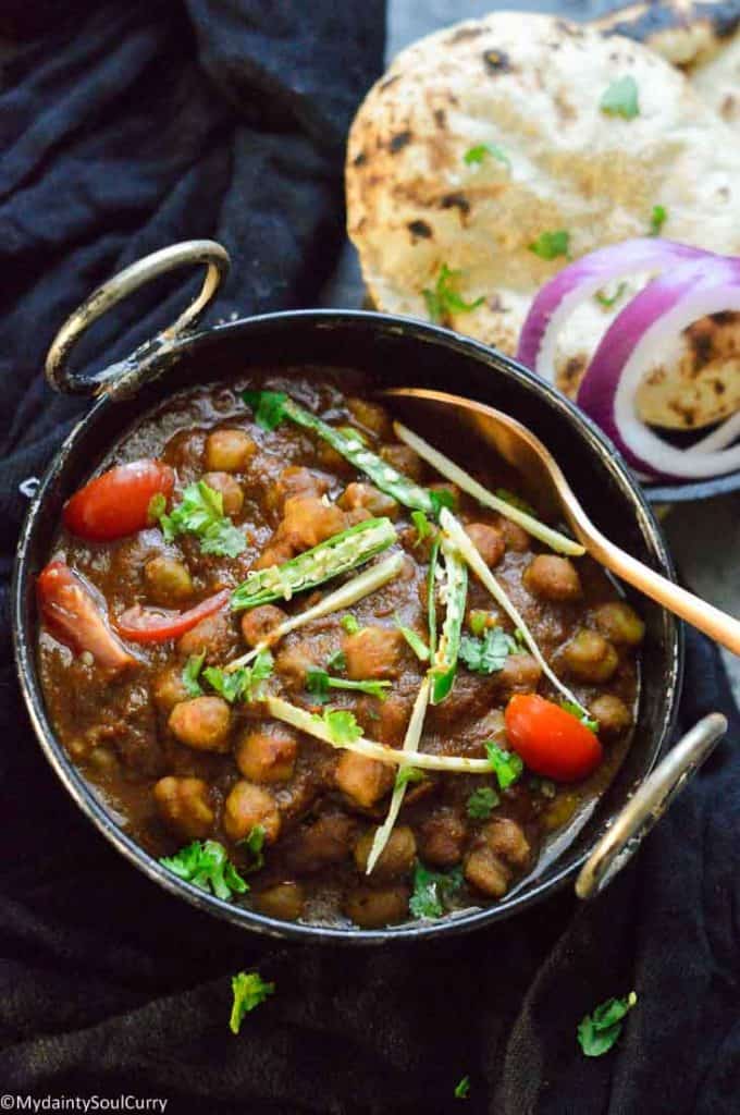 Kali chana masala recipe