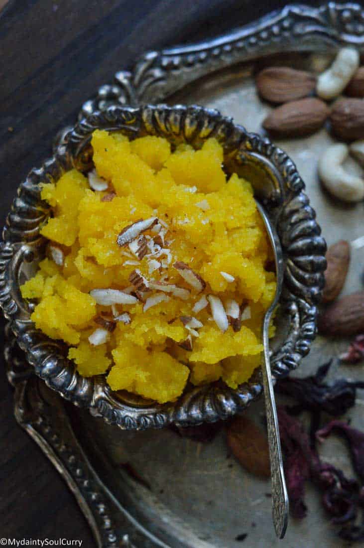 Pineapple Kesari My Dainty Soul Curry