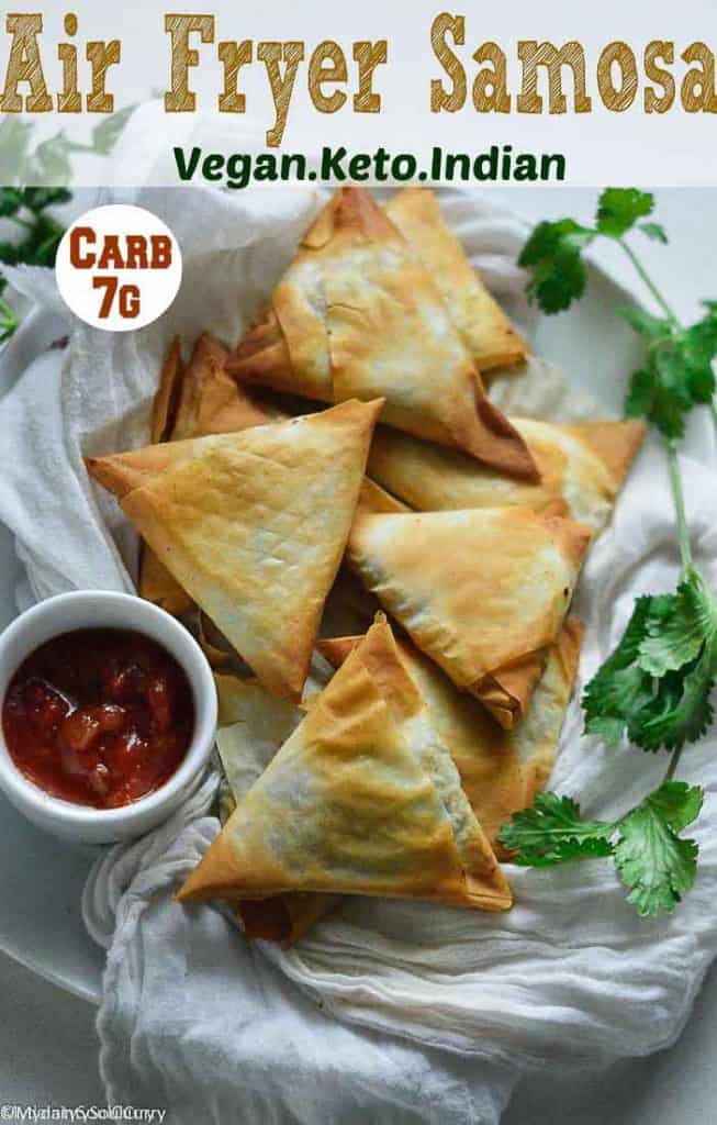Easy Indian Samosa in air fryer