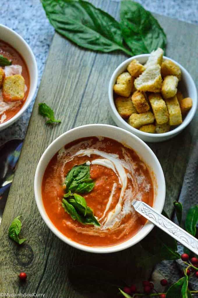 Easy Instant pot tomato bisque