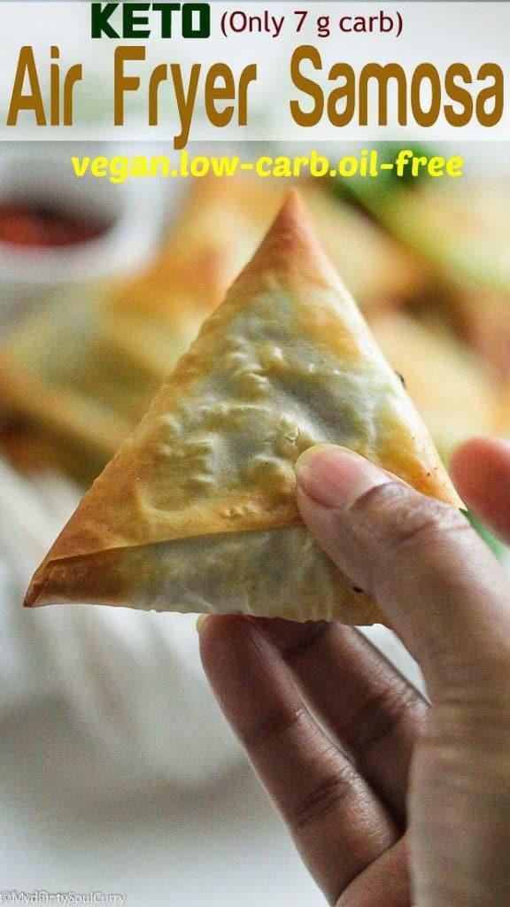 Easy air fryer samosa