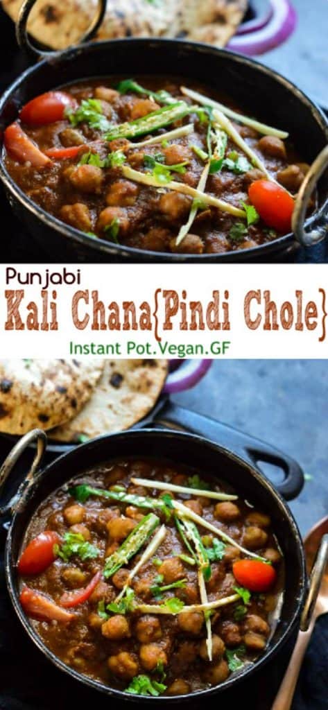 Easy way to cook chickpea curry in the instant pot #kalichana