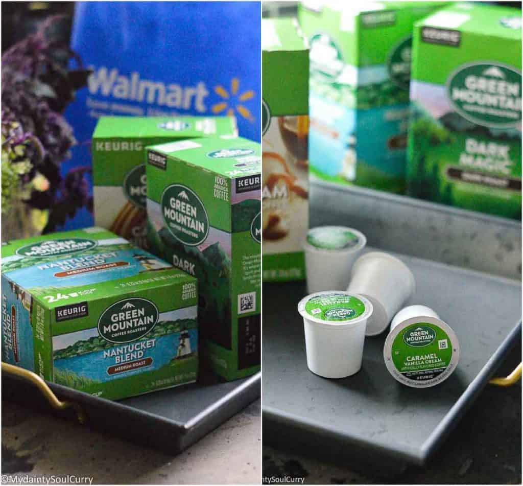 Walmart shopping GMCR coffee pods