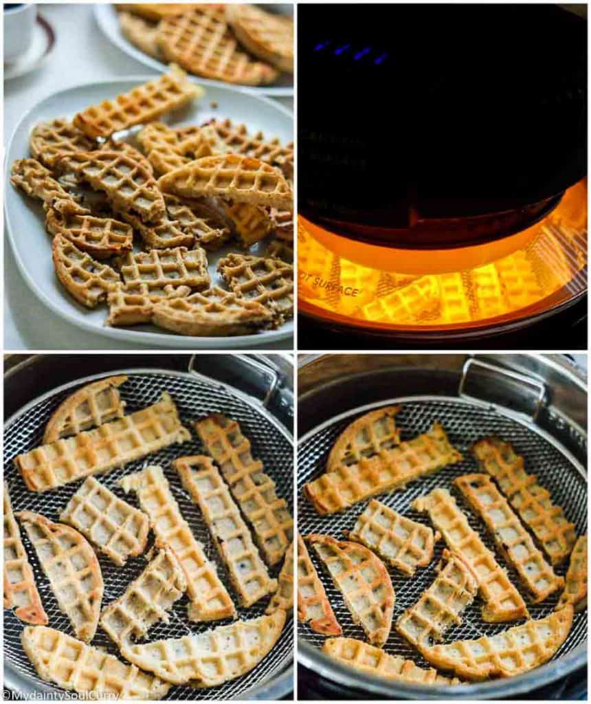 how to make waffle churros