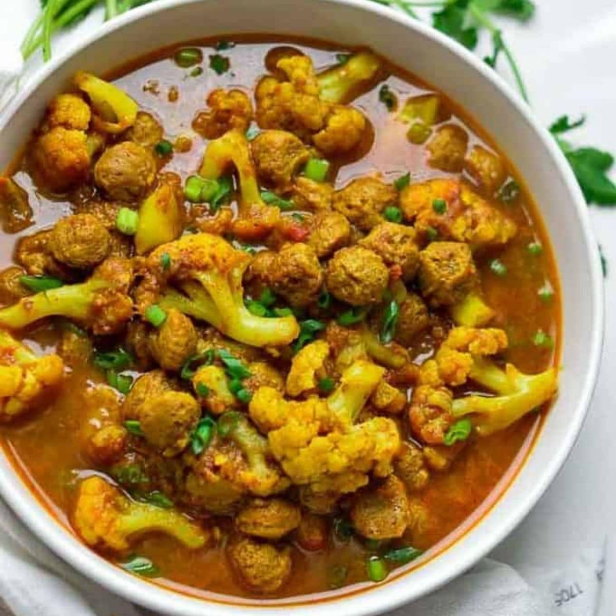 Soya Chunks Curry - My Dainty Soul Curry