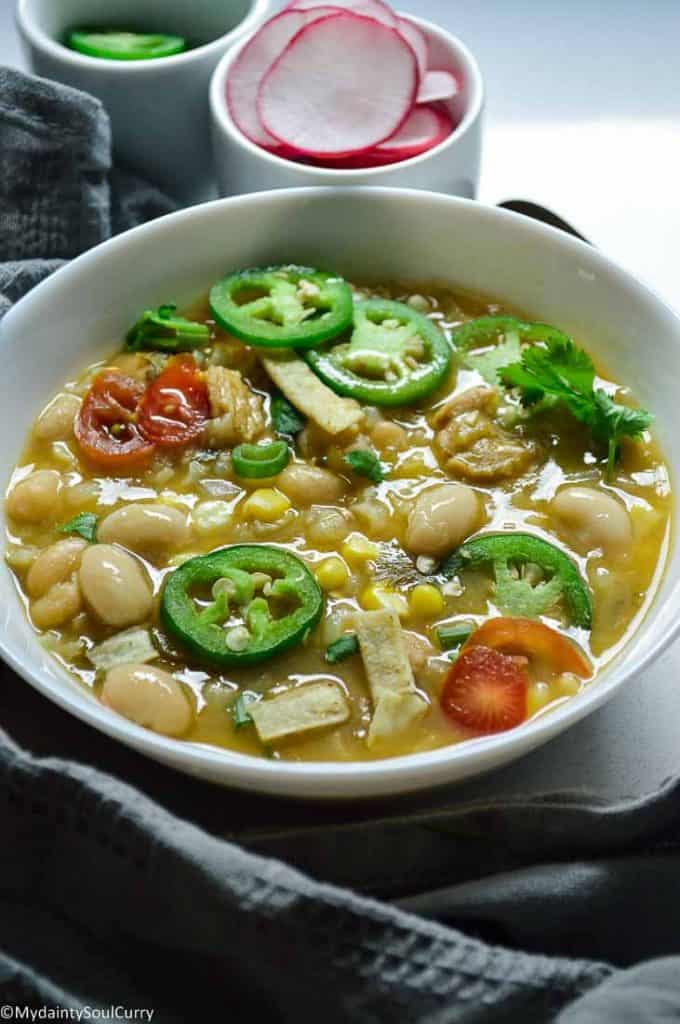 Instant Pot easy white bean soup