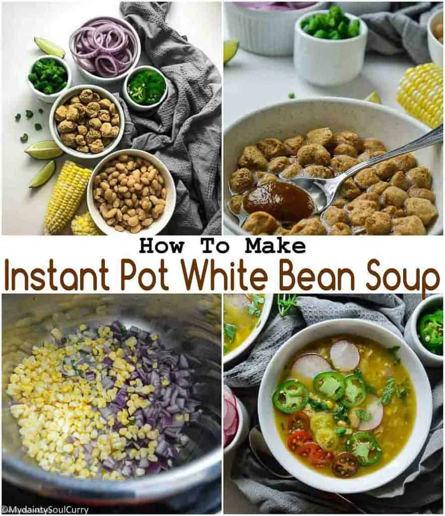 How to make instant pot white bean soup
