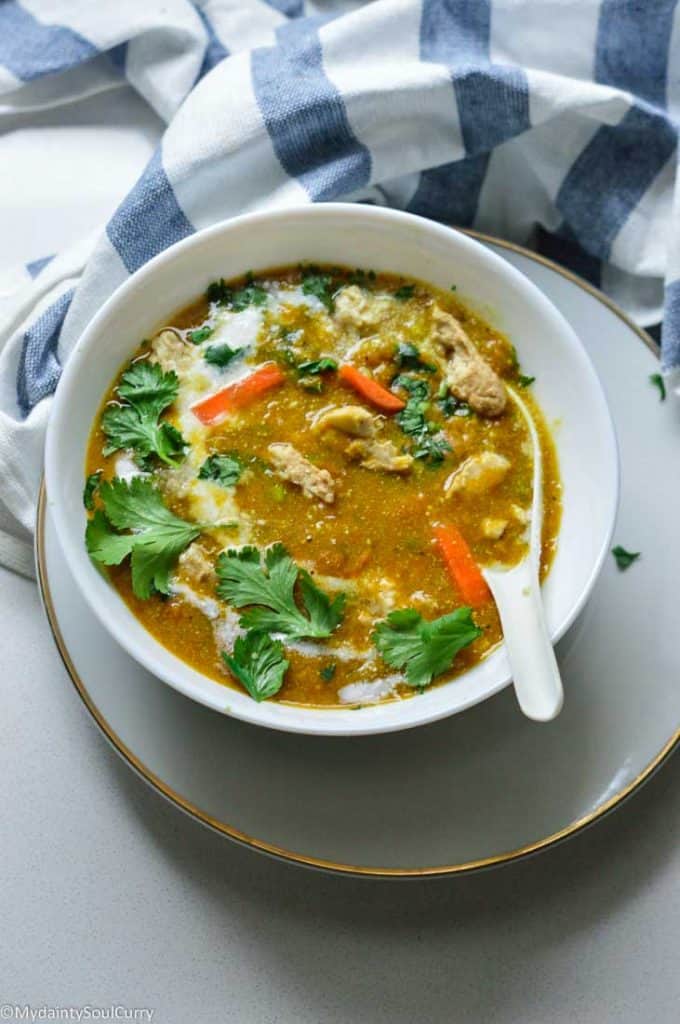 Instant pot Mulligatawny soup