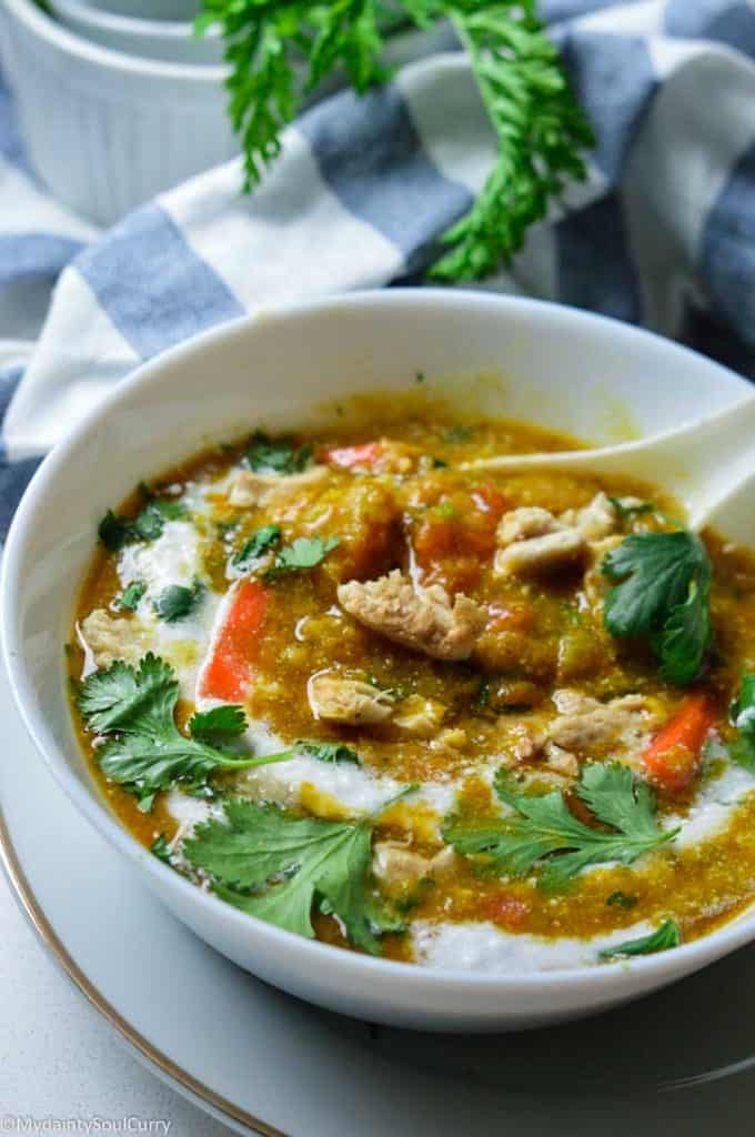 Easy vegan mulligatwny soup
