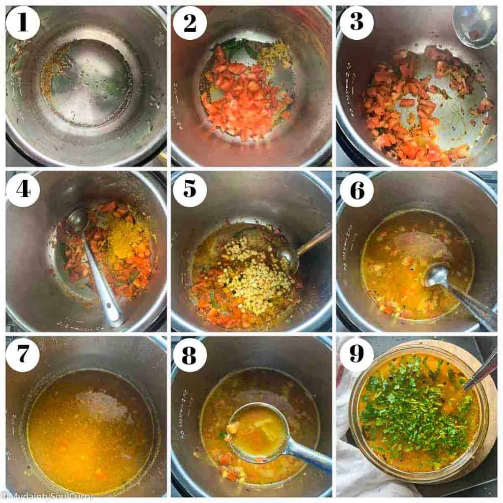How to make instant pot rasam