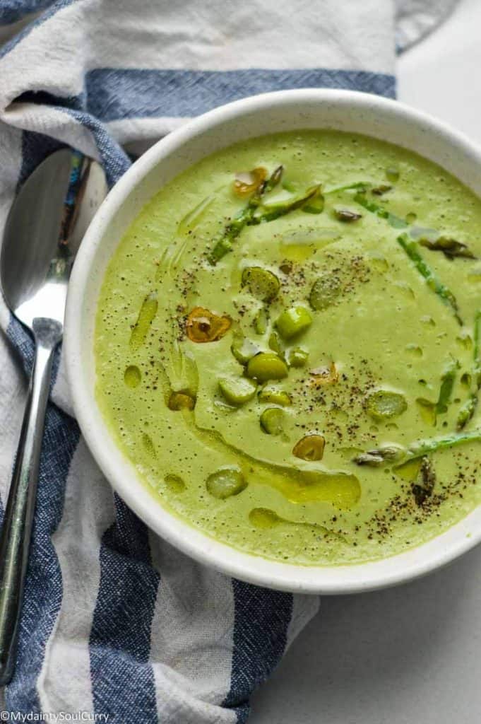 Instant Pot Creamy Asparagus Soup