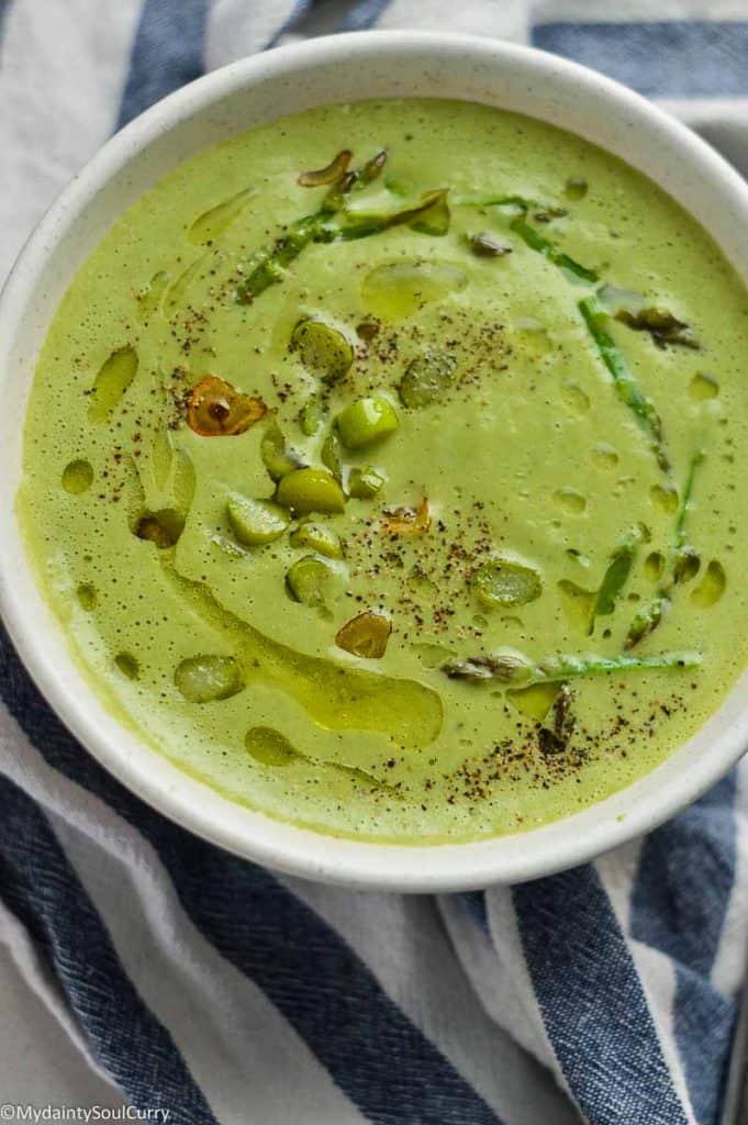 Yum Instant Pot Asparagus soup