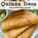 Easy instant pot quinoa dosa