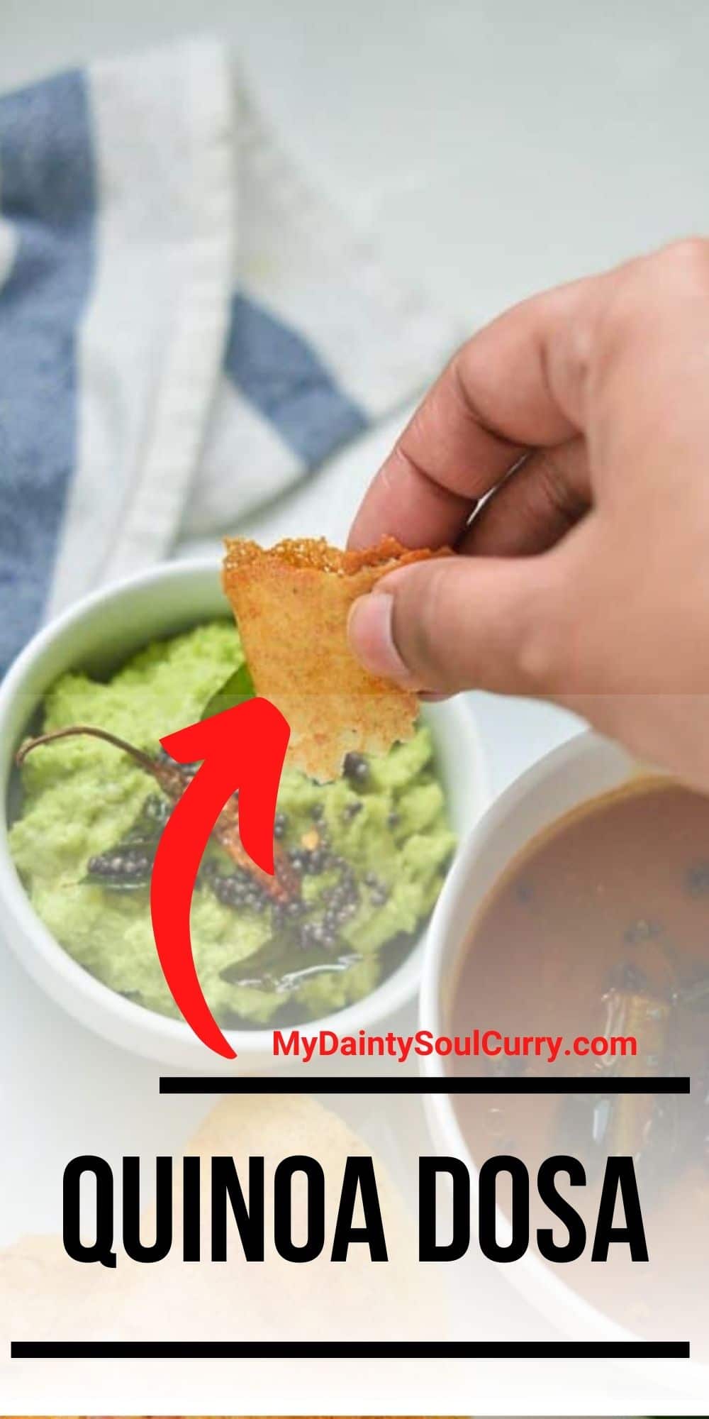 Quinoa Dosa My Dainty Soul Curry