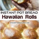 Pin of instant pot bread rolls