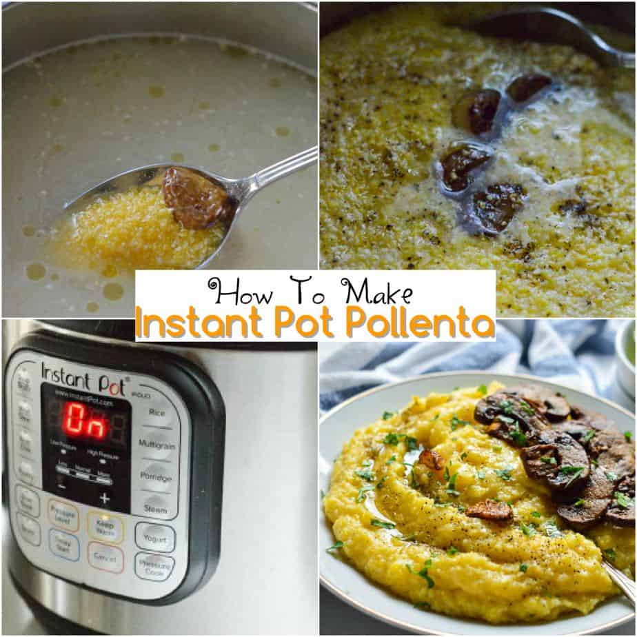 How to make polenta in the instant pot