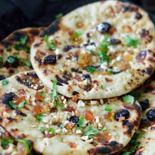 Close-up naan from Kashmir