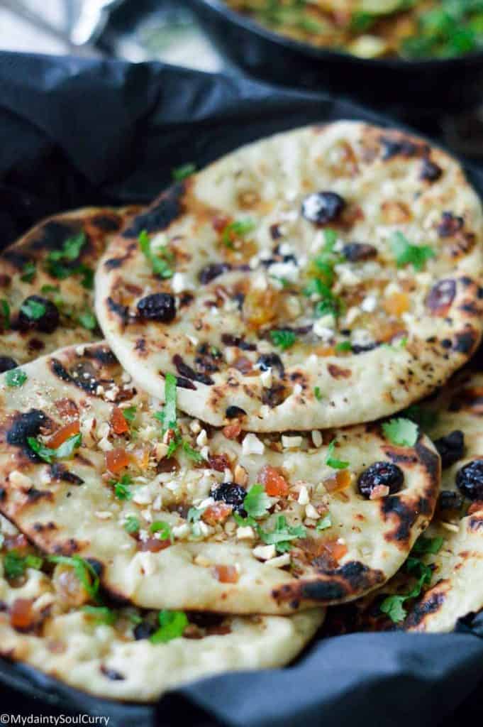 Close-up naan from Kashmir