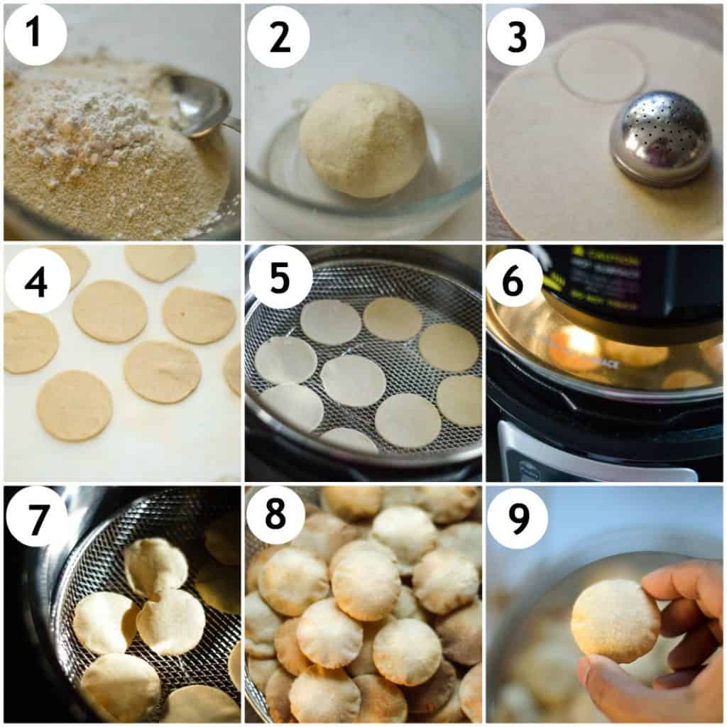 How to make puri in air-fryer