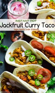 Curry jackfruit taco pin
