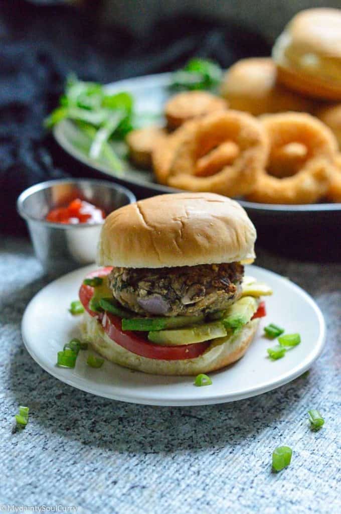 Masala Veggie burger