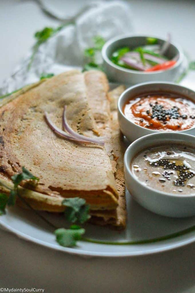 Crispy mixed dal dosa