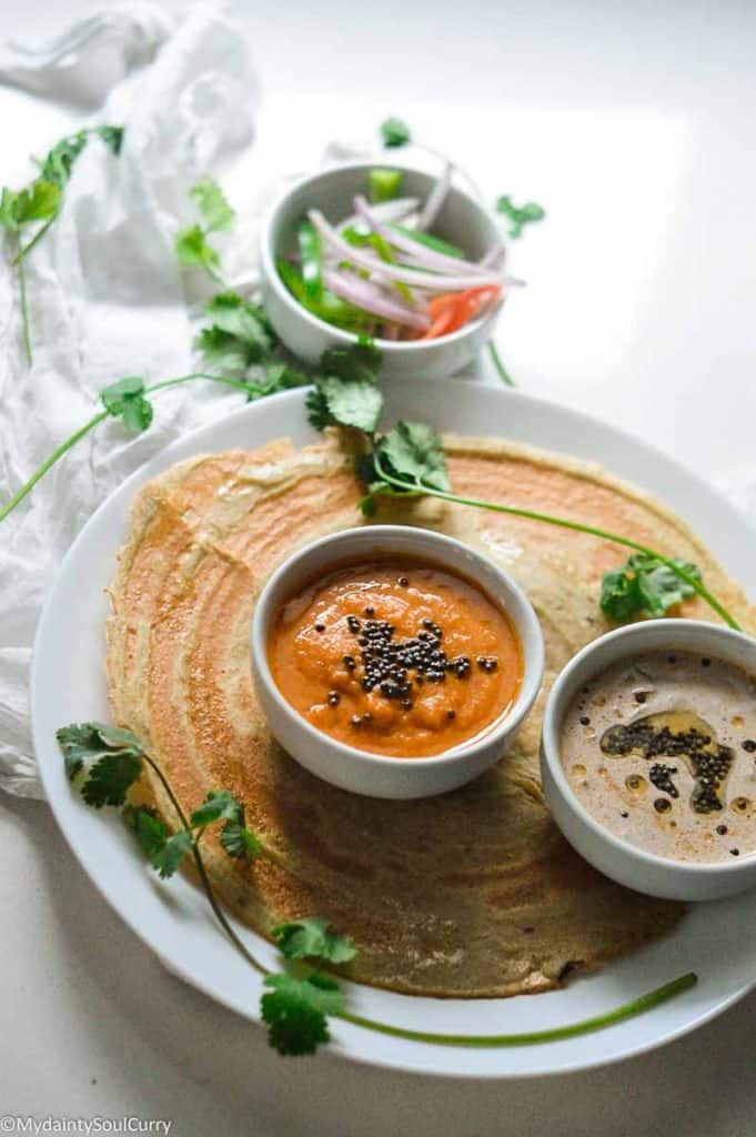 Lentil dosa|mixed dal dosa