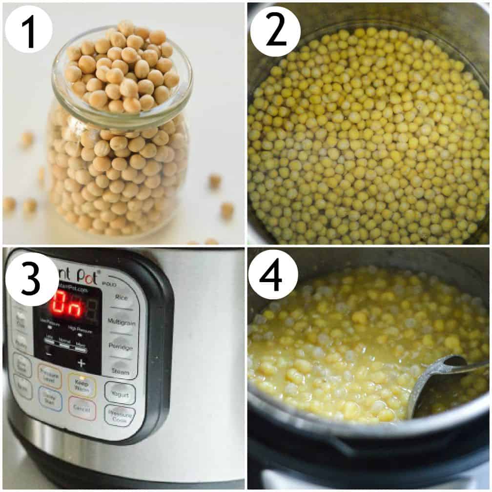 How to cook peas in the instant pot