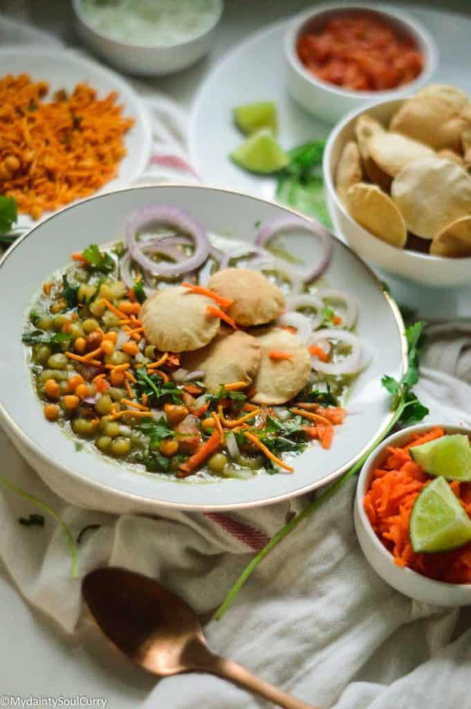 Crispy and spicy instant pot masala puri