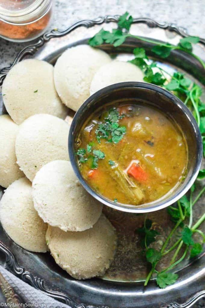 Tasty quinoa idli