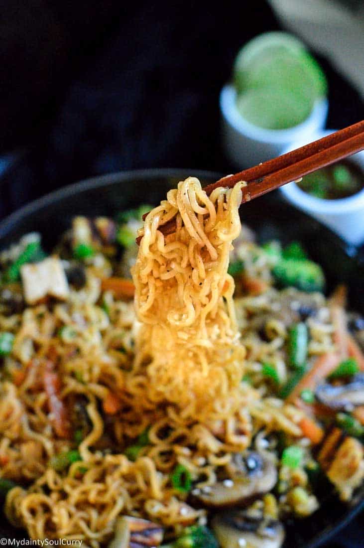 Instant Pot Hakka Noodles My Dainty Soul Curry