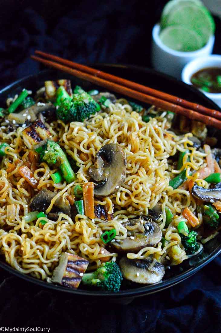 Instant Pot Hakka Noodles My Dainty Soul Curry